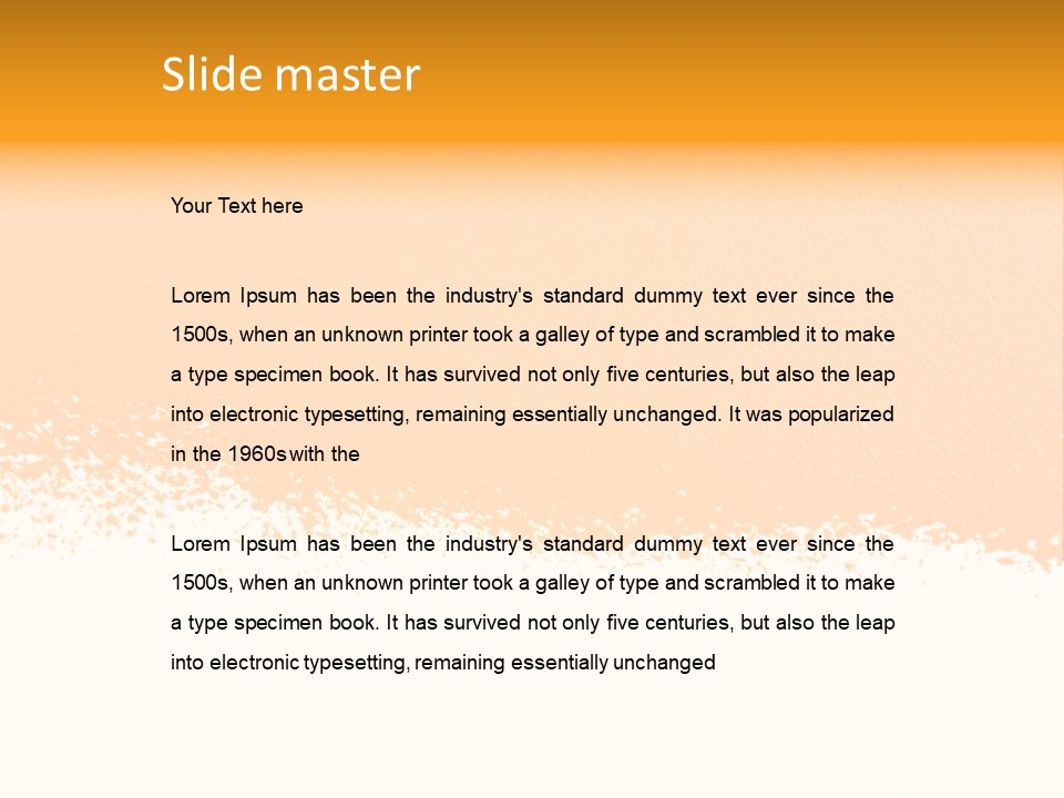 Grunge Blot Background PowerPoint Template