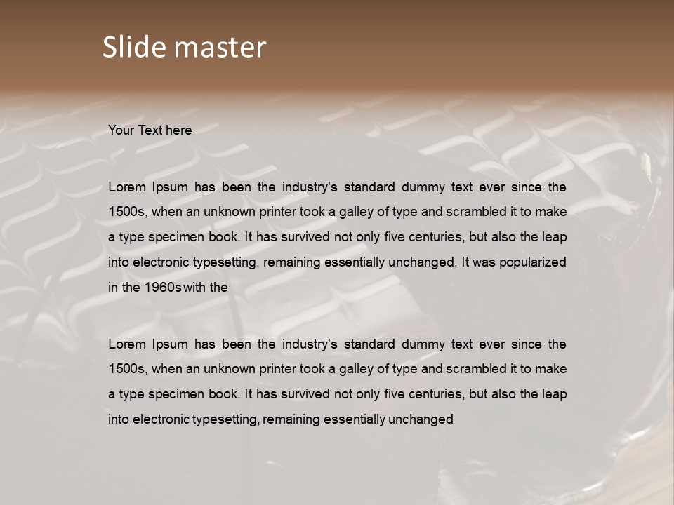 Chocolate Bake Calories PowerPoint Template