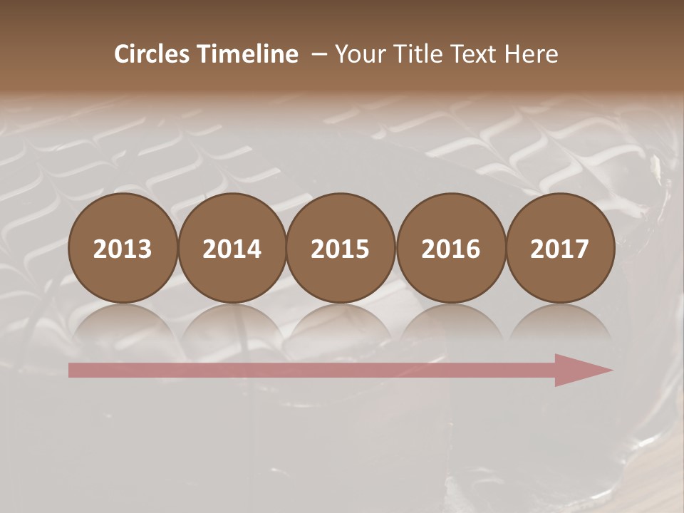 Chocolate Bake Calories PowerPoint Template