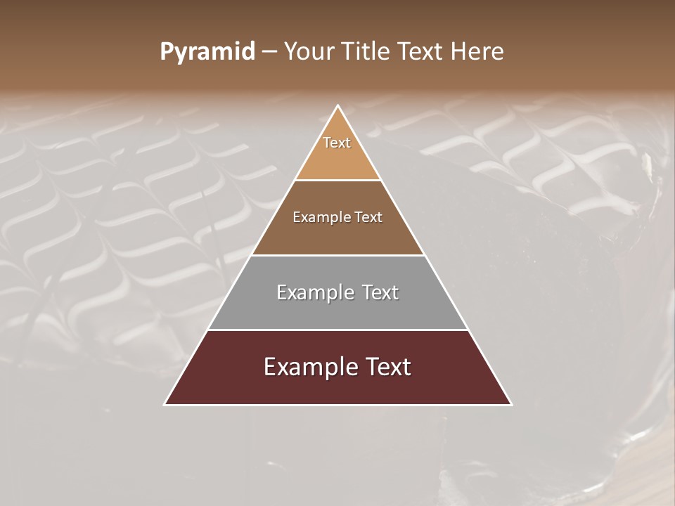 Chocolate Bake Calories PowerPoint Template