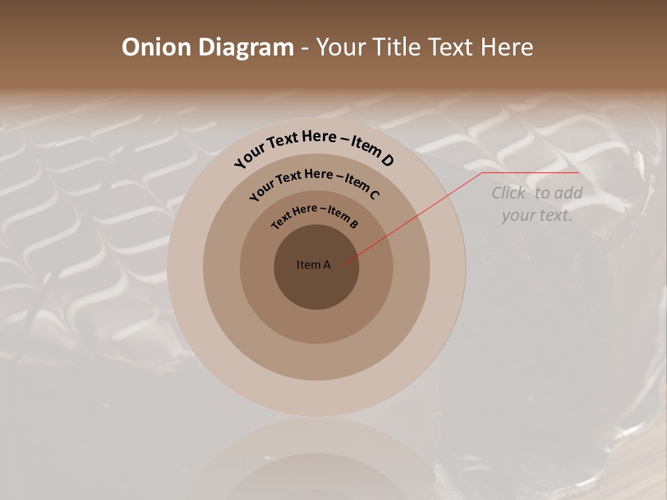 Chocolate Bake Calories PowerPoint Template