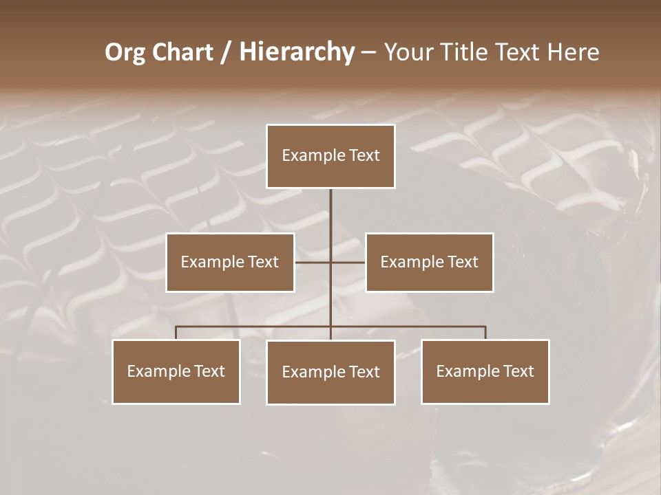 Chocolate Bake Calories PowerPoint Template