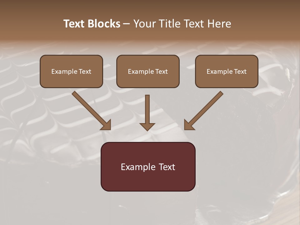 Chocolate Bake Calories PowerPoint Template