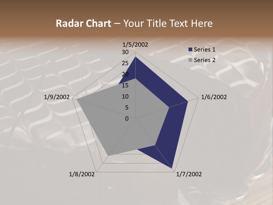 Chocolate Bake Calories PowerPoint Template
