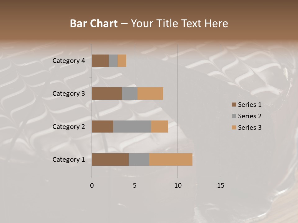 Chocolate Bake Calories PowerPoint Template