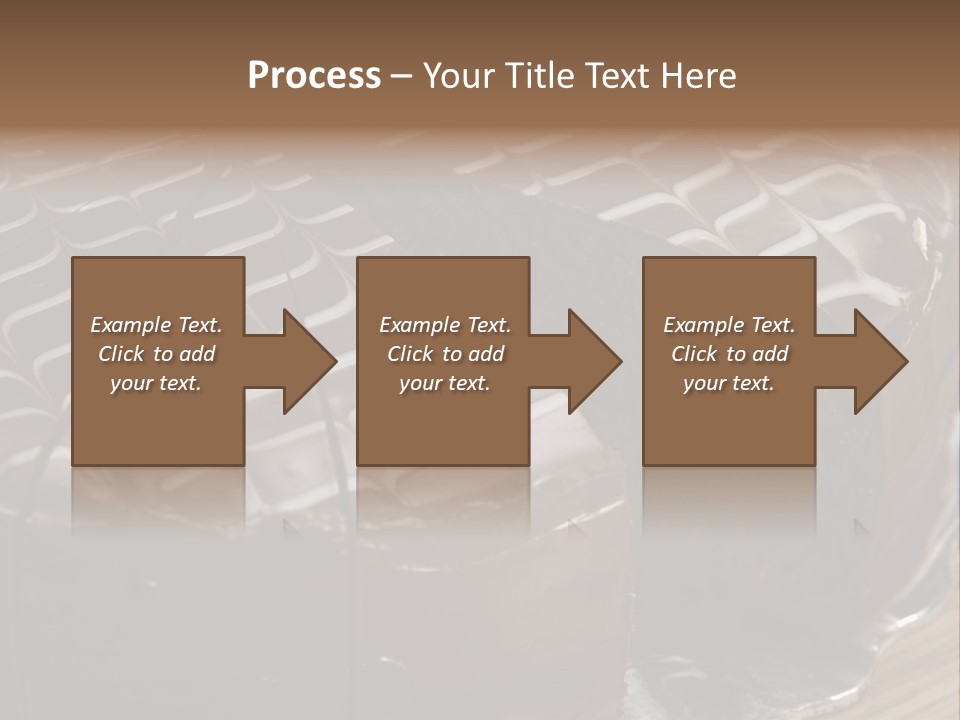 Chocolate Bake Calories PowerPoint Template