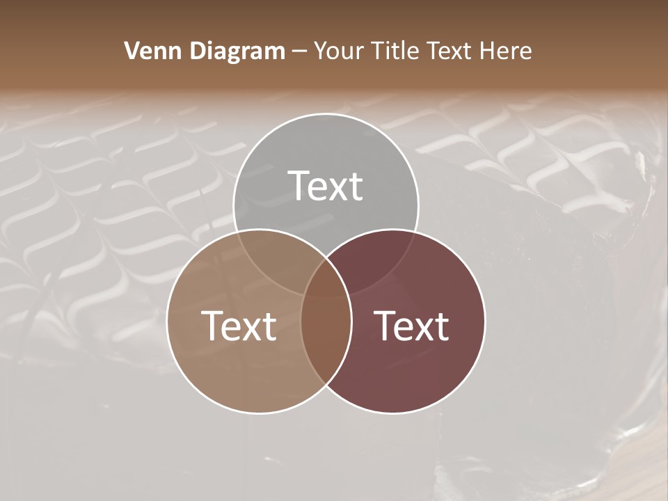 Chocolate Bake Calories PowerPoint Template