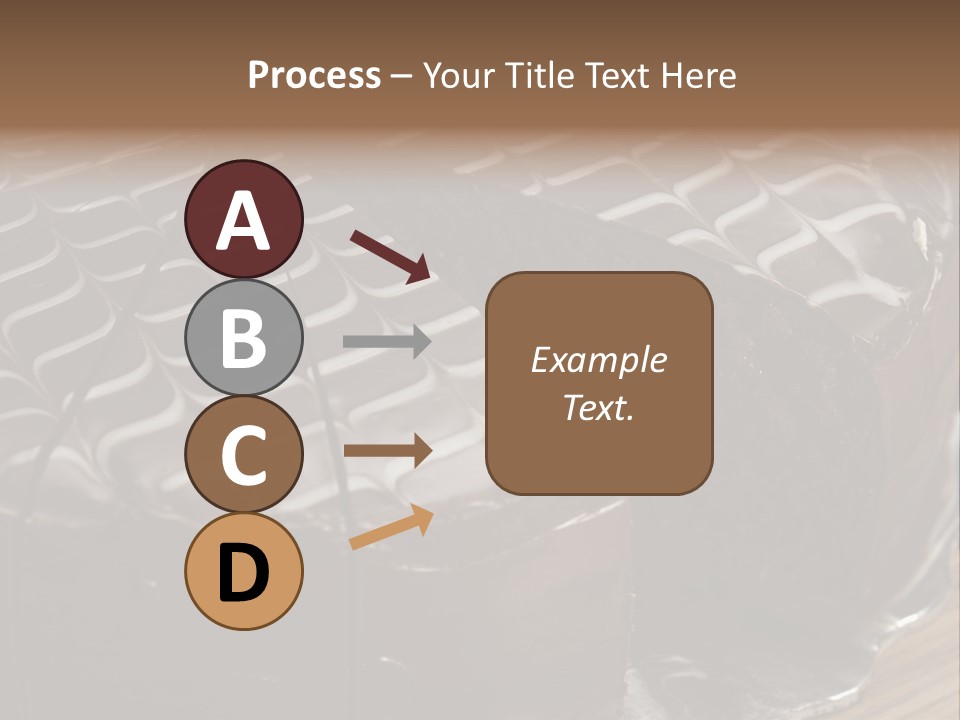 Chocolate Bake Calories PowerPoint Template