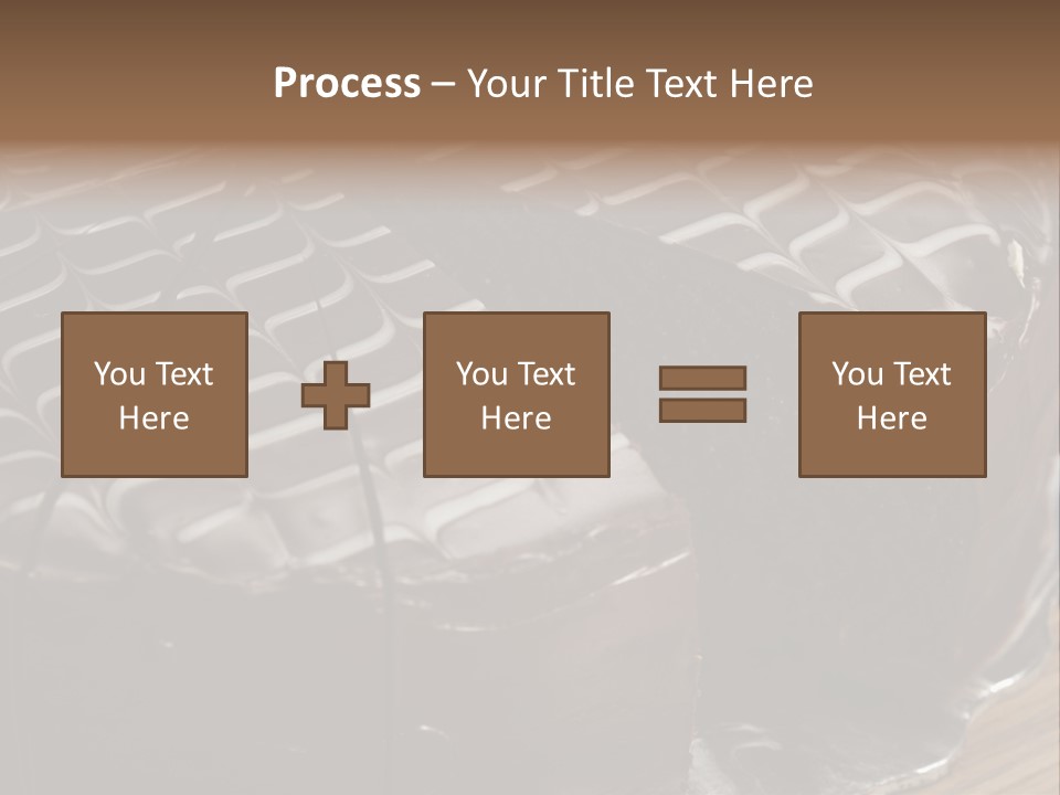 Chocolate Bake Calories PowerPoint Template