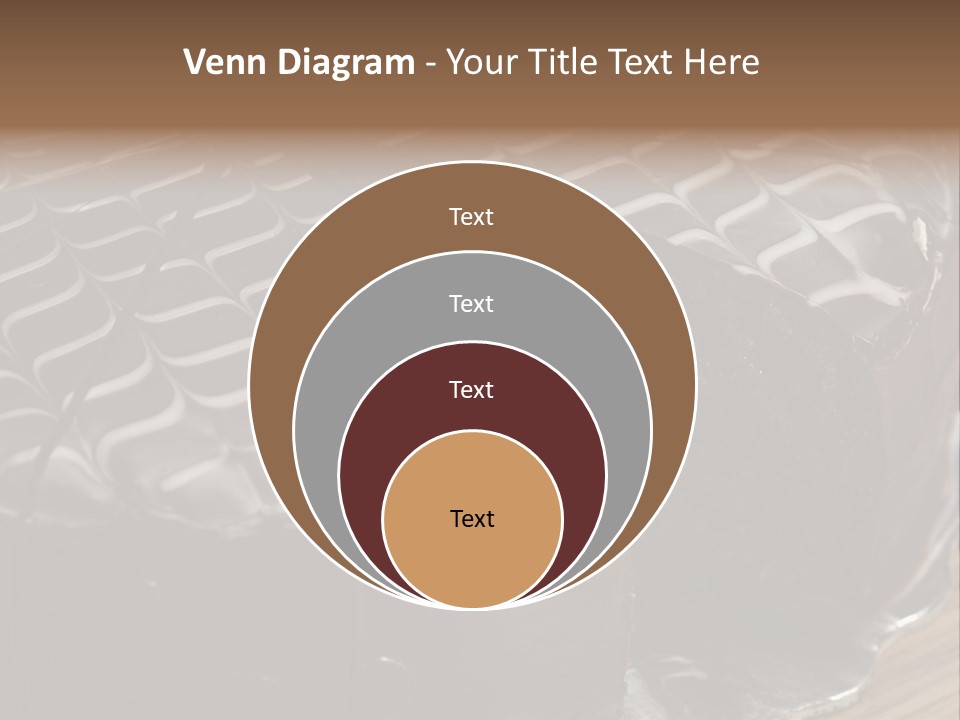 Chocolate Bake Calories PowerPoint Template