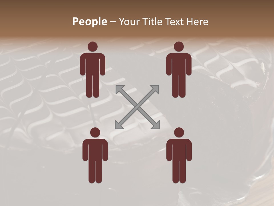 Chocolate Bake Calories PowerPoint Template