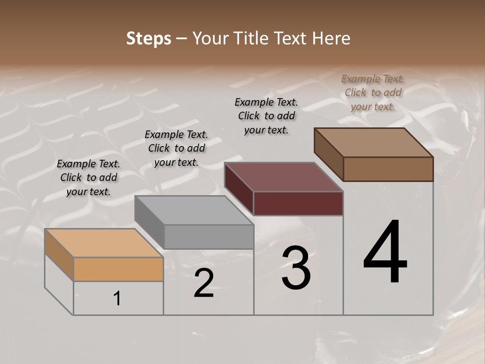 Chocolate Bake Calories PowerPoint Template