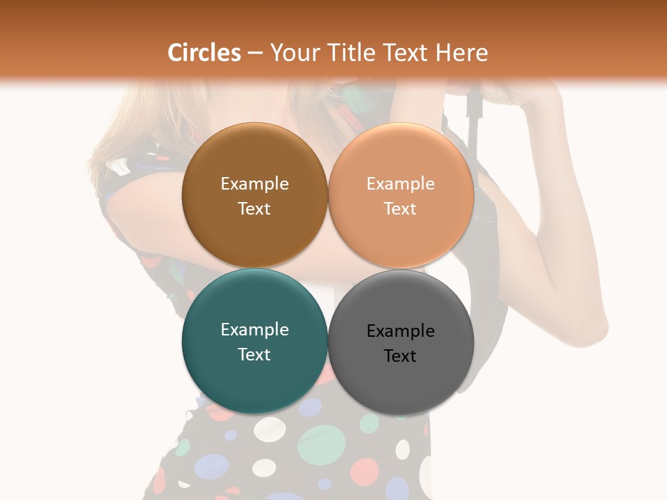 Elegance Lens Person PowerPoint Template