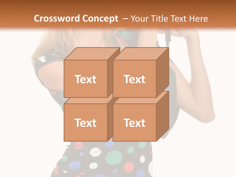 Elegance Lens Person PowerPoint Template