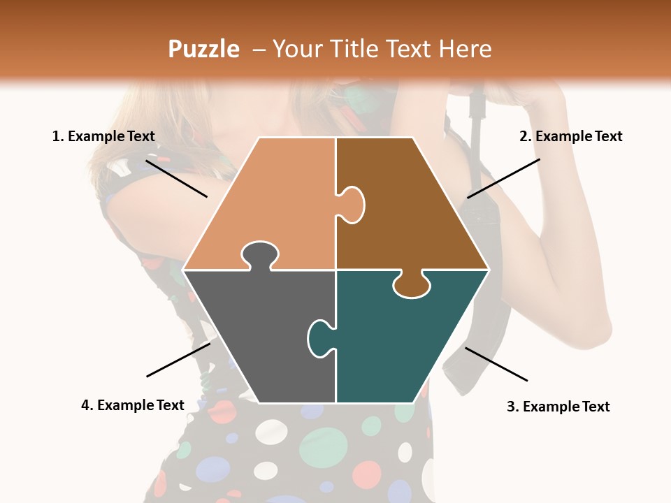 Elegance Lens Person PowerPoint Template