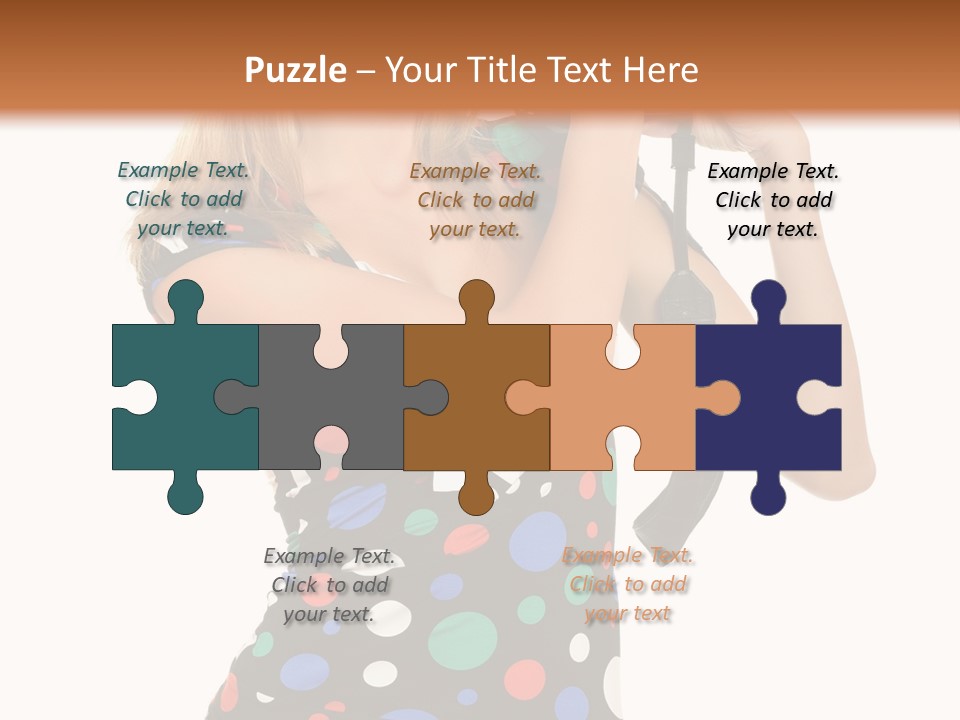 Elegance Lens Person PowerPoint Template