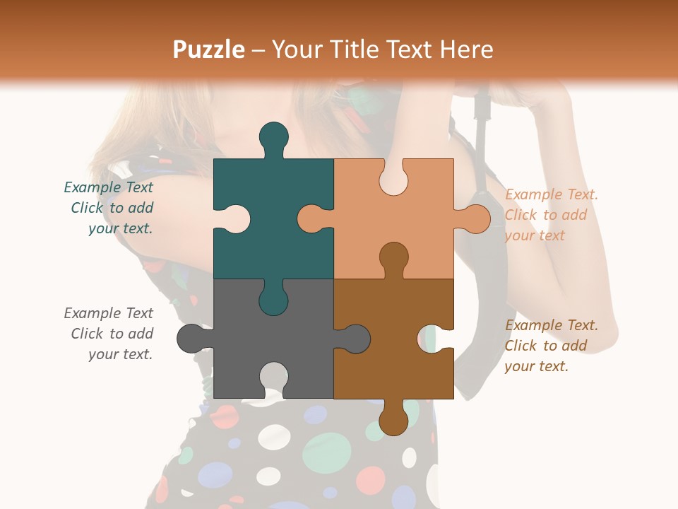 Elegance Lens Person PowerPoint Template