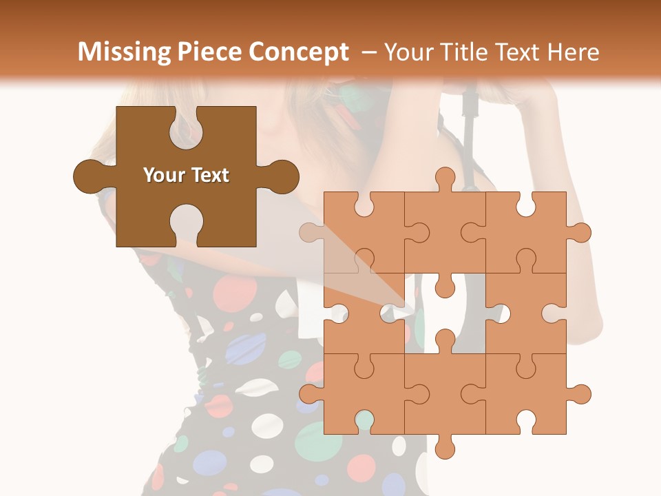 Elegance Lens Person PowerPoint Template