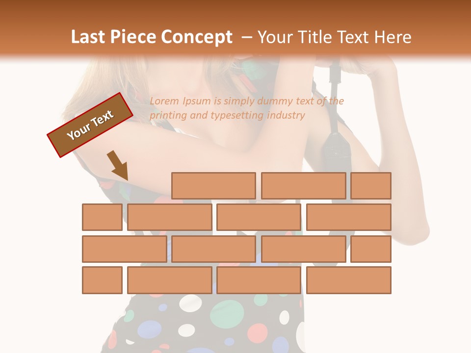 Elegance Lens Person PowerPoint Template