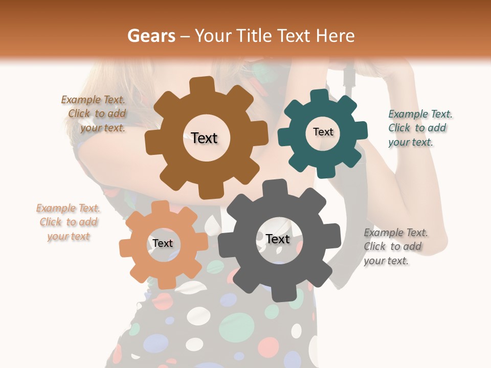 Elegance Lens Person PowerPoint Template