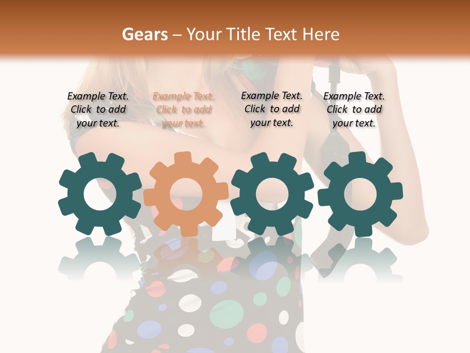 Elegance Lens Person PowerPoint Template