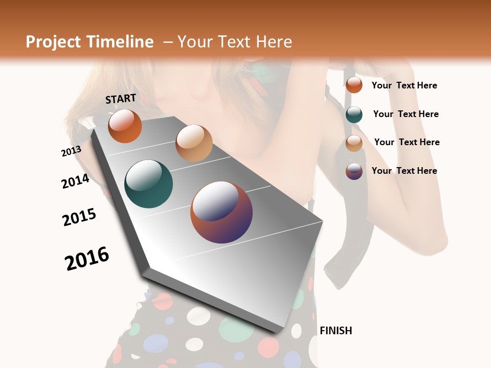 Elegance Lens Person PowerPoint Template