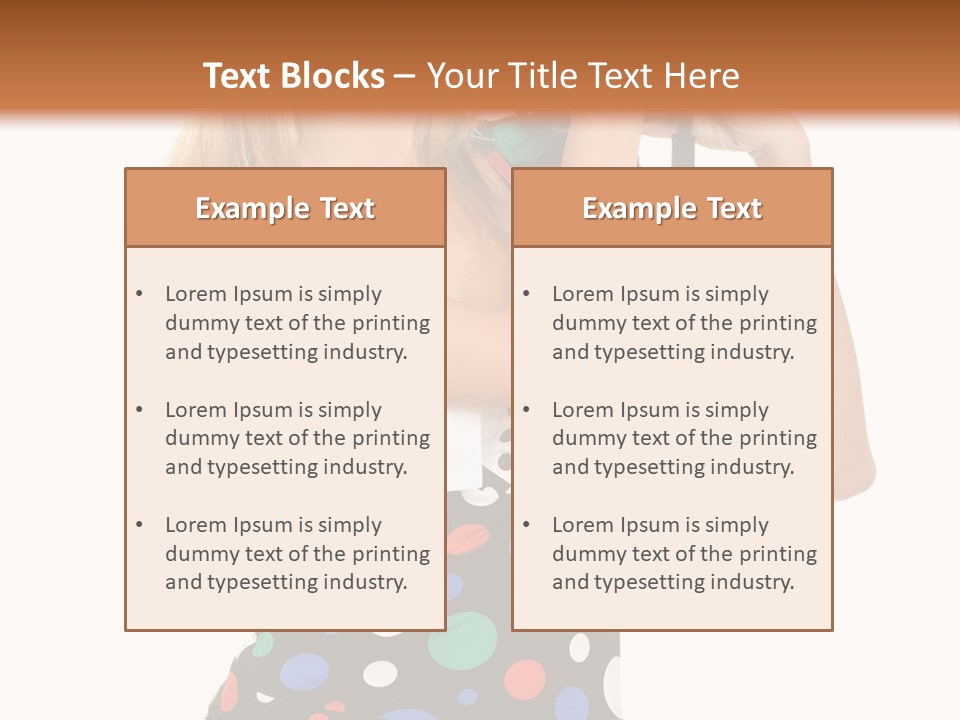 Elegance Lens Person PowerPoint Template