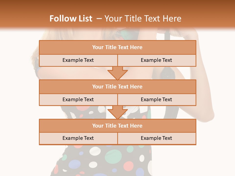 Elegance Lens Person PowerPoint Template
