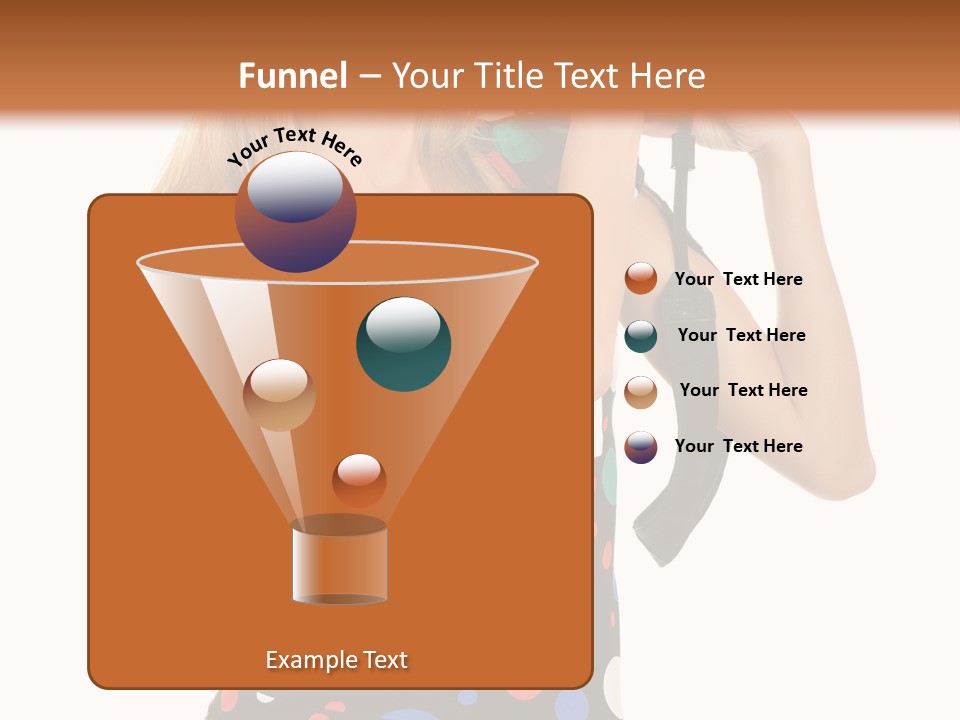 Elegance Lens Person PowerPoint Template