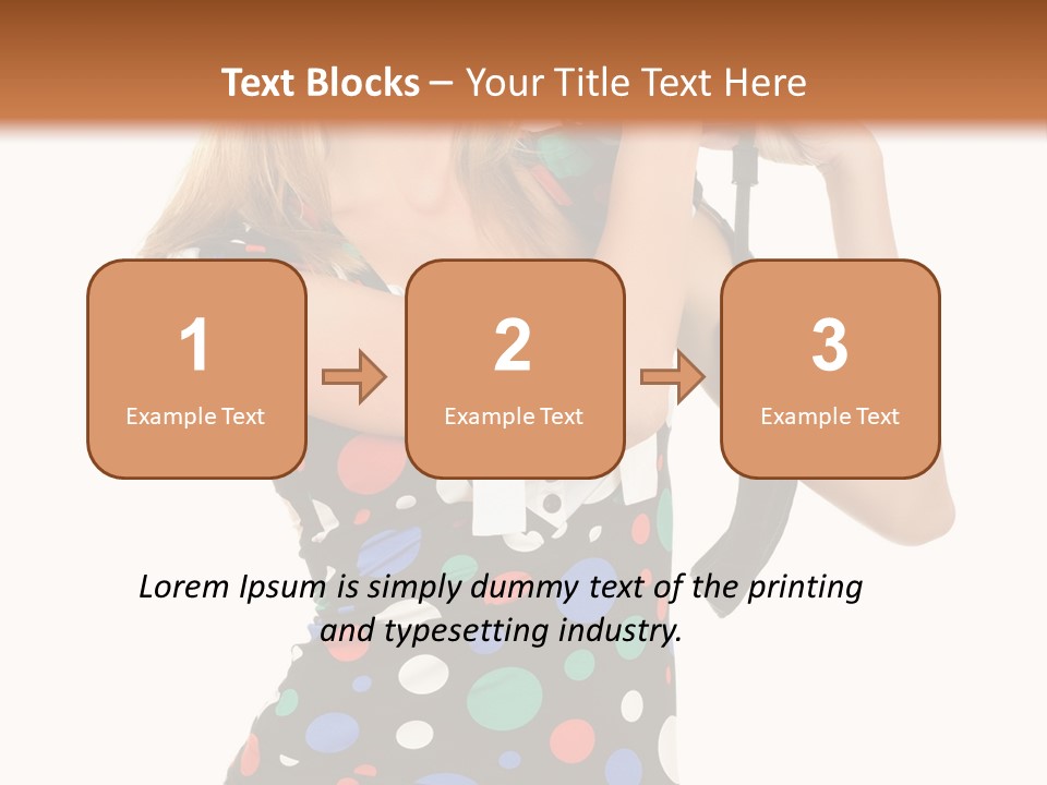 Elegance Lens Person PowerPoint Template