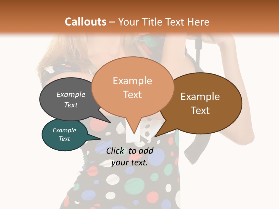 Elegance Lens Person PowerPoint Template