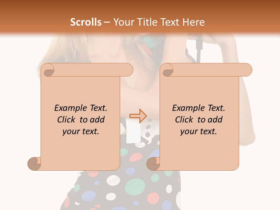 Elegance Lens Person PowerPoint Template