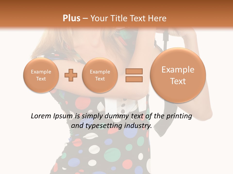 Elegance Lens Person PowerPoint Template