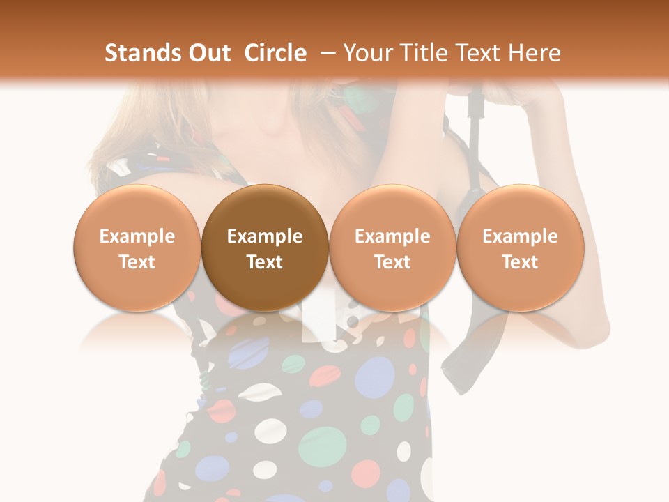 Elegance Lens Person PowerPoint Template