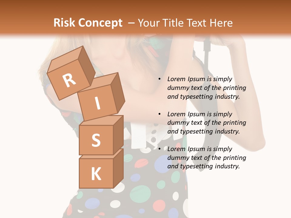 Elegance Lens Person PowerPoint Template