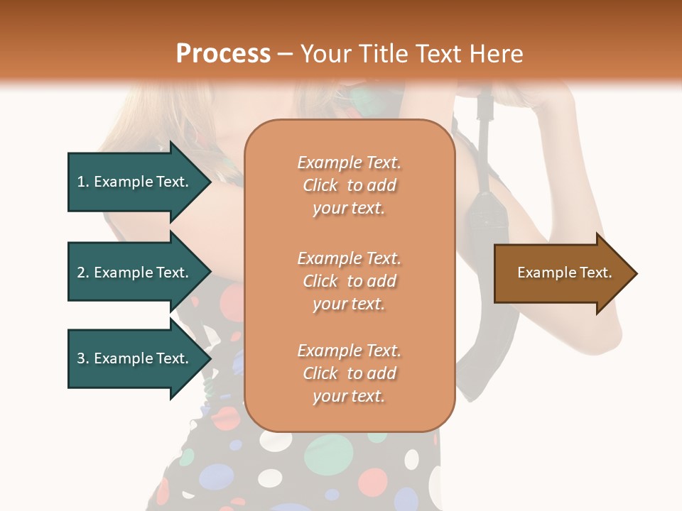 Elegance Lens Person PowerPoint Template