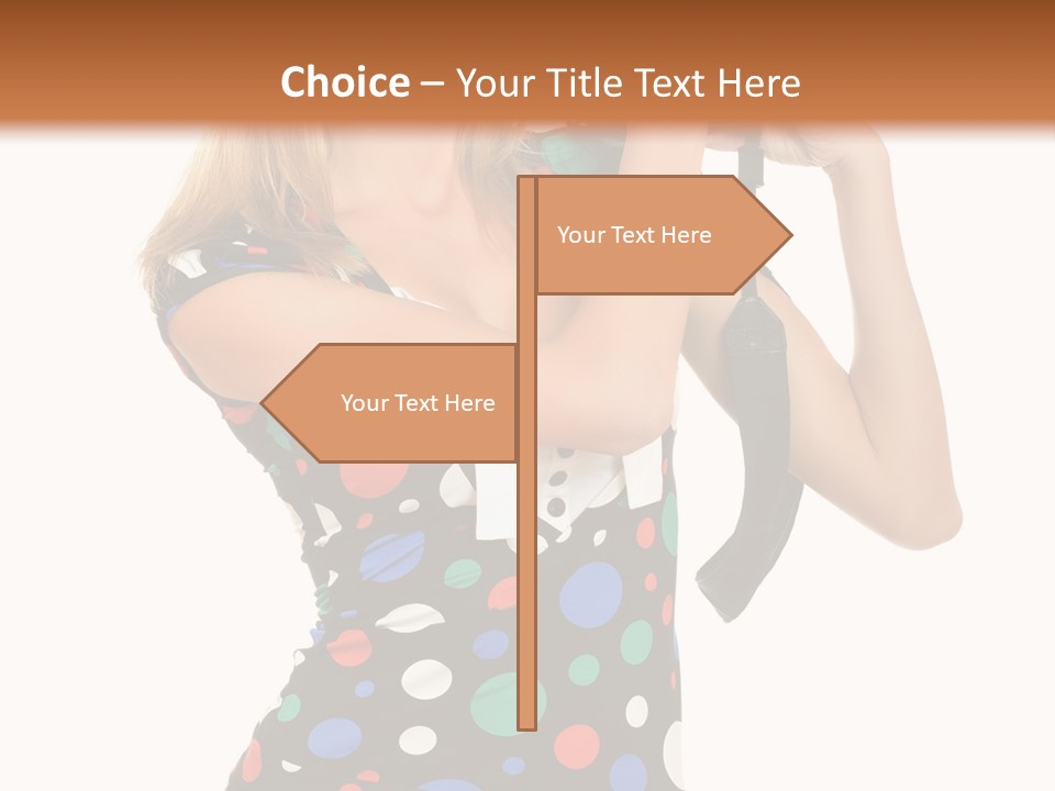 Elegance Lens Person PowerPoint Template