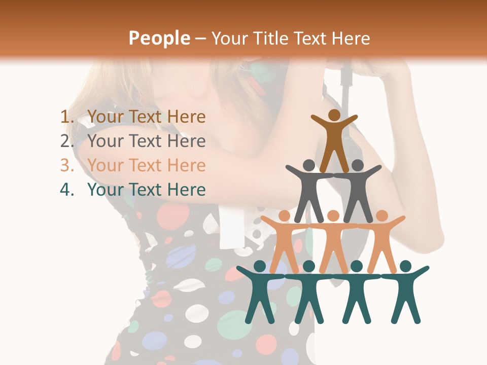 Elegance Lens Person PowerPoint Template