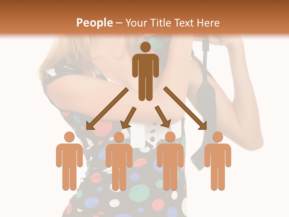 Elegance Lens Person PowerPoint Template