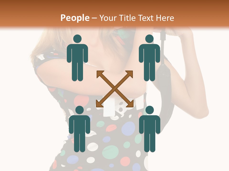 Elegance Lens Person PowerPoint Template