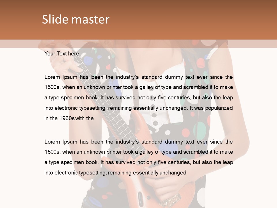 Fashion Sensual Nice PowerPoint Template
