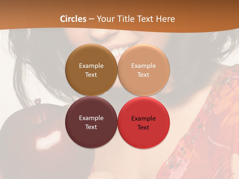 Vertical Vitamin Happy PowerPoint Template