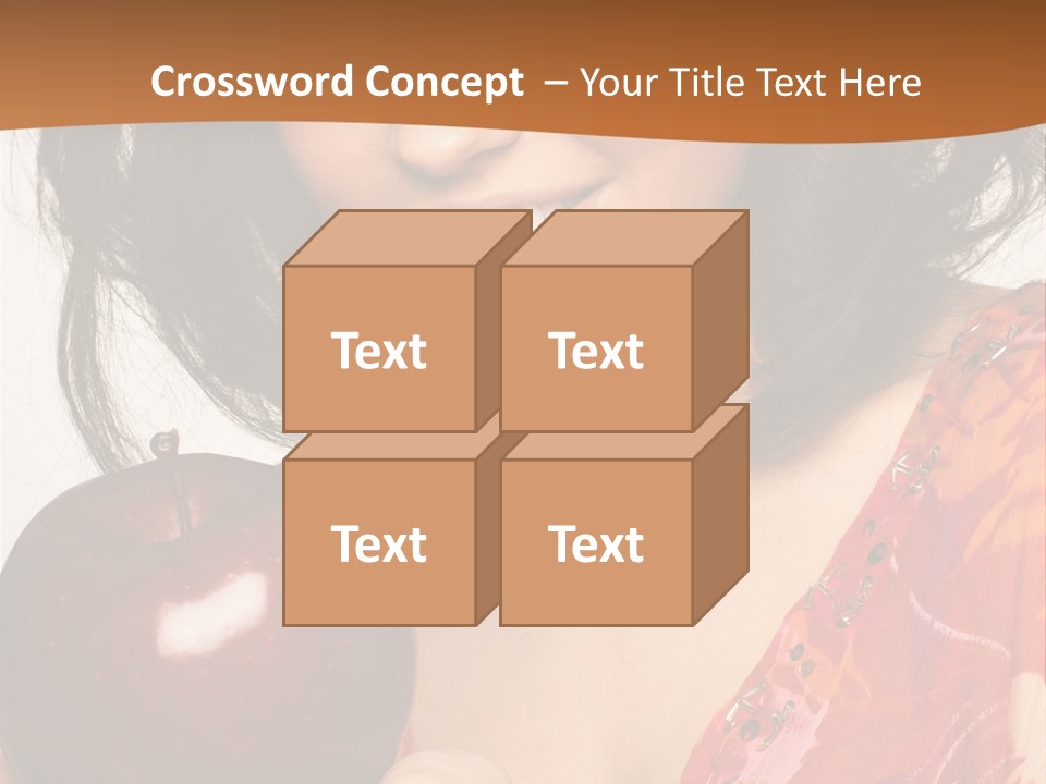 Vertical Vitamin Happy PowerPoint Template