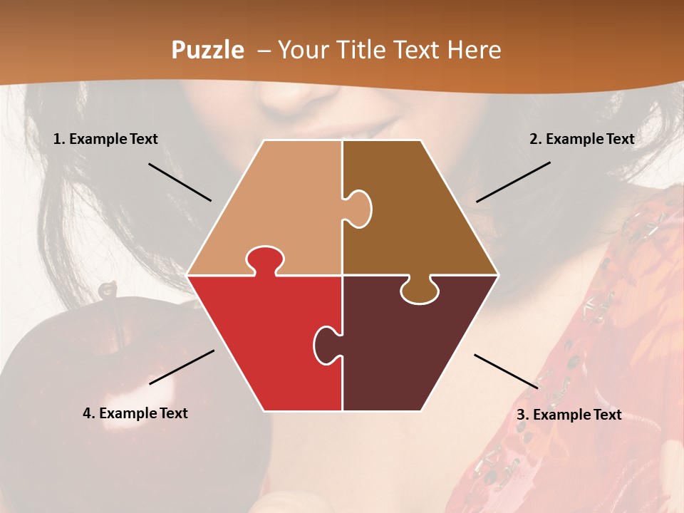 Vertical Vitamin Happy PowerPoint Template