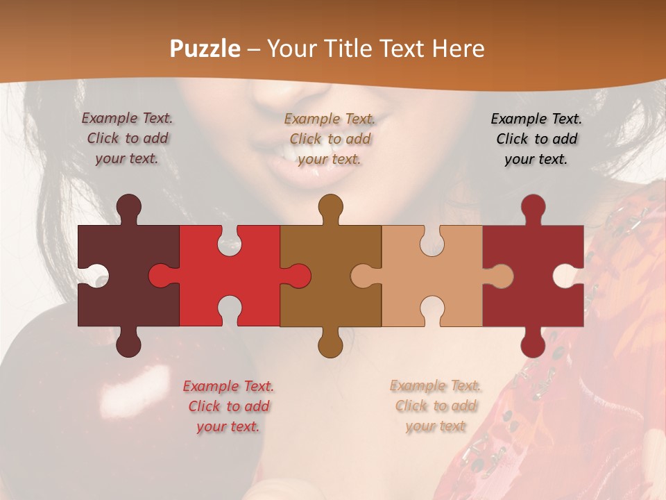 Vertical Vitamin Happy PowerPoint Template