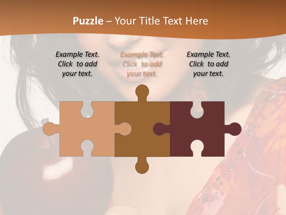 Vertical Vitamin Happy PowerPoint Template