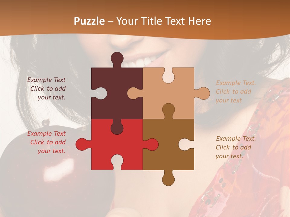 Vertical Vitamin Happy PowerPoint Template