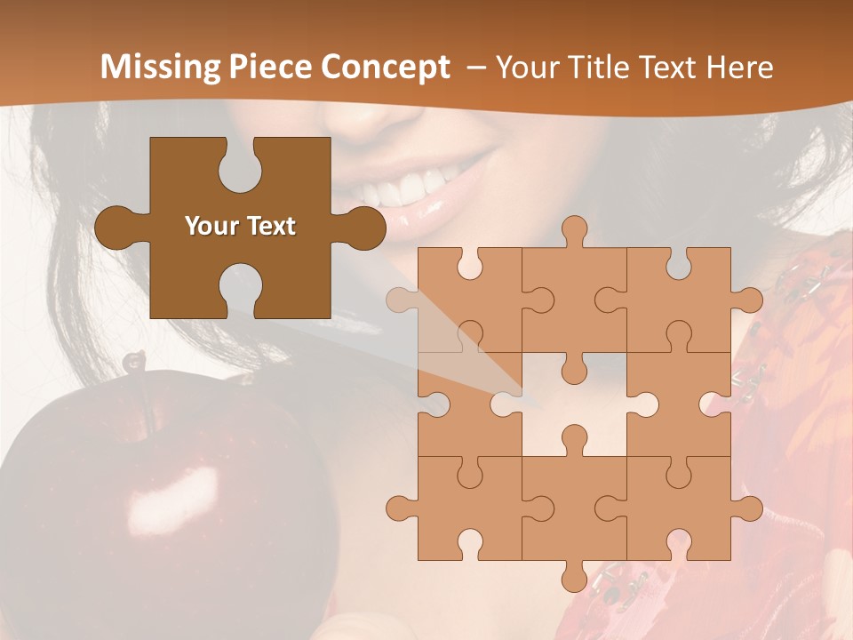 Vertical Vitamin Happy PowerPoint Template