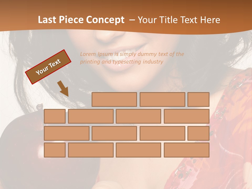 Vertical Vitamin Happy PowerPoint Template