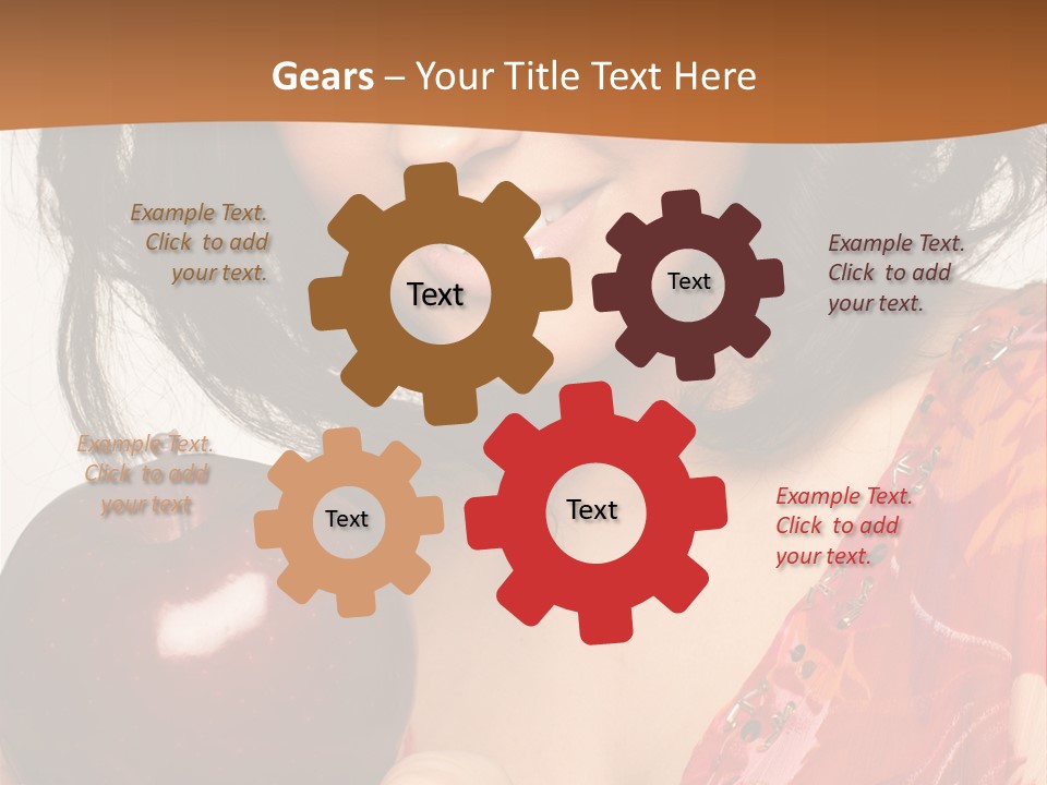 Vertical Vitamin Happy PowerPoint Template